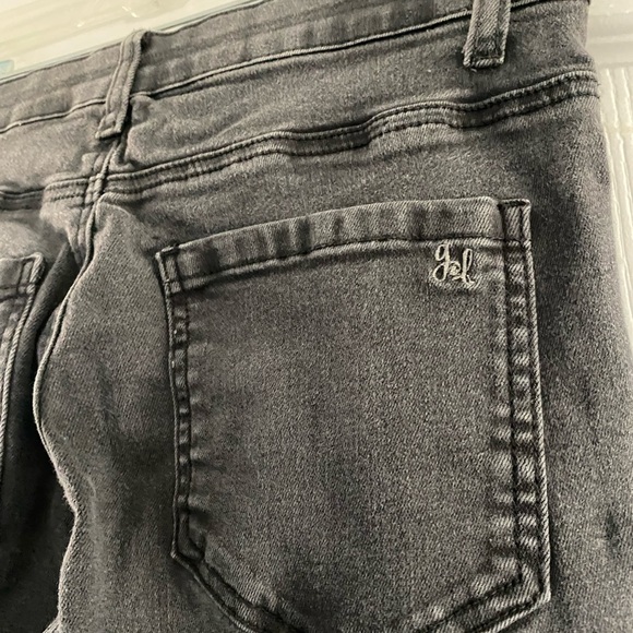 Grace & Lace waist shaper distressed jeans size 10 - Picture 1 of 4